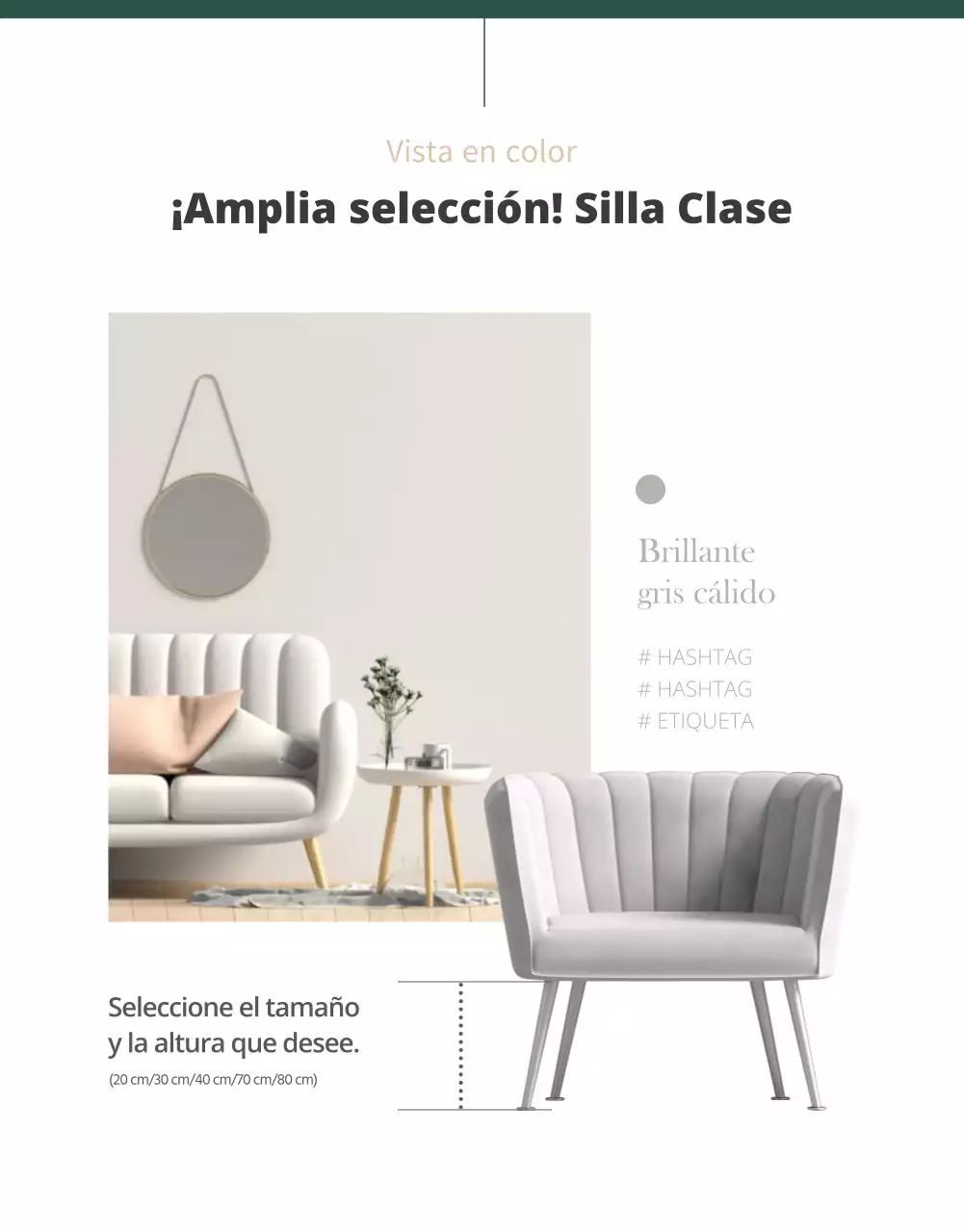 Página de detalles del mobiliario