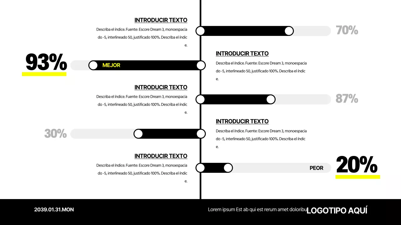 Diseñar un diagrama de Gantt con un concepto sencillo