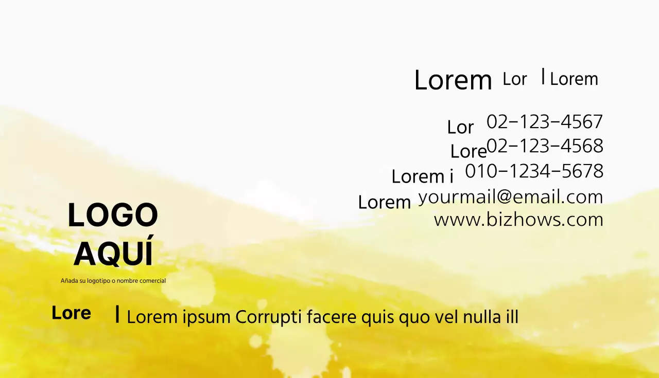 Fondo de agua amarillo