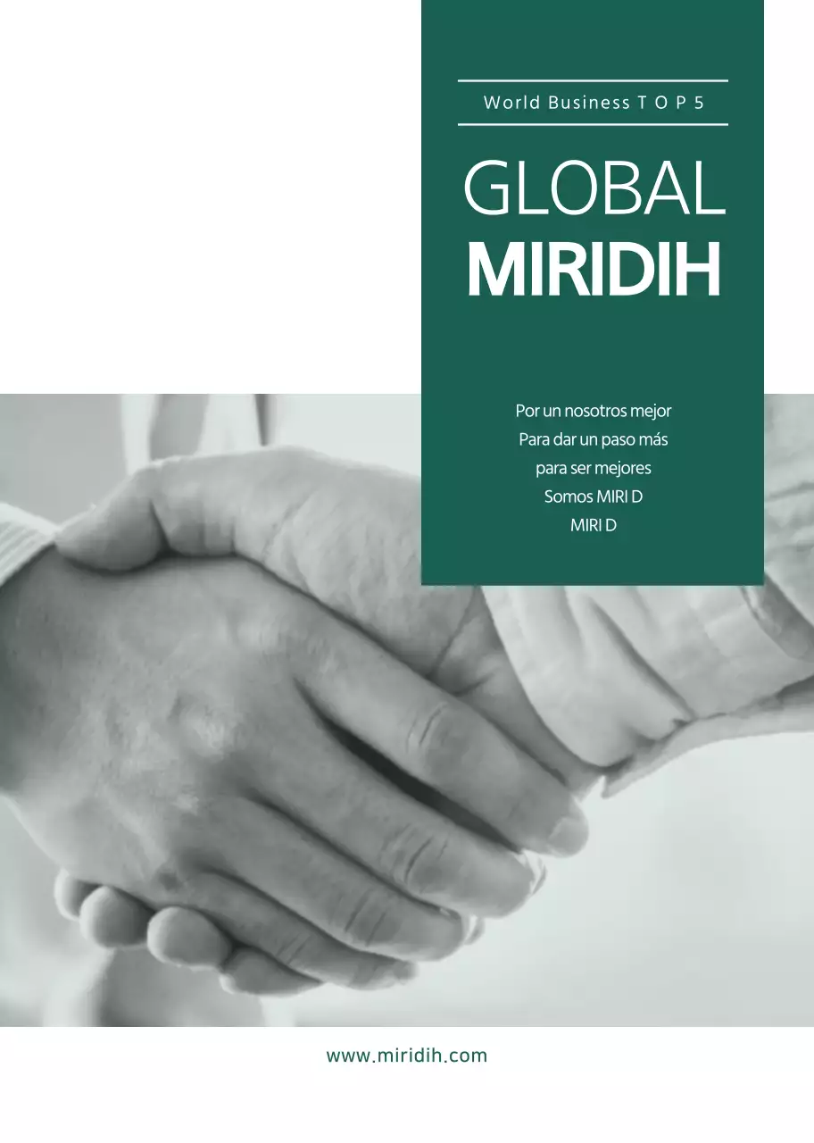 Blanco Verde Simple Corporate Promotional Notebook