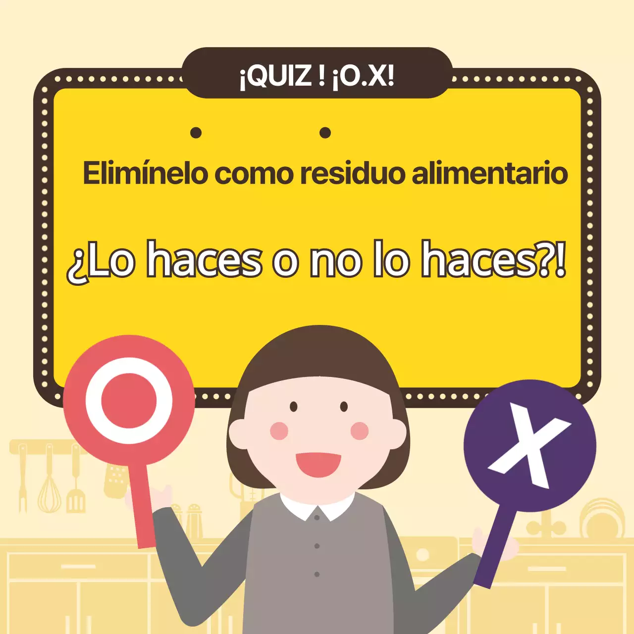 Trivial ilustrado sobre el desperdicio de alimentos