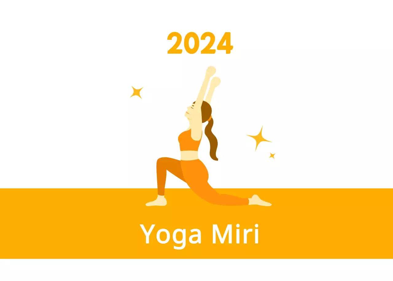 Calendarios naranjas para regalar cuando promocione su estudio de yoga