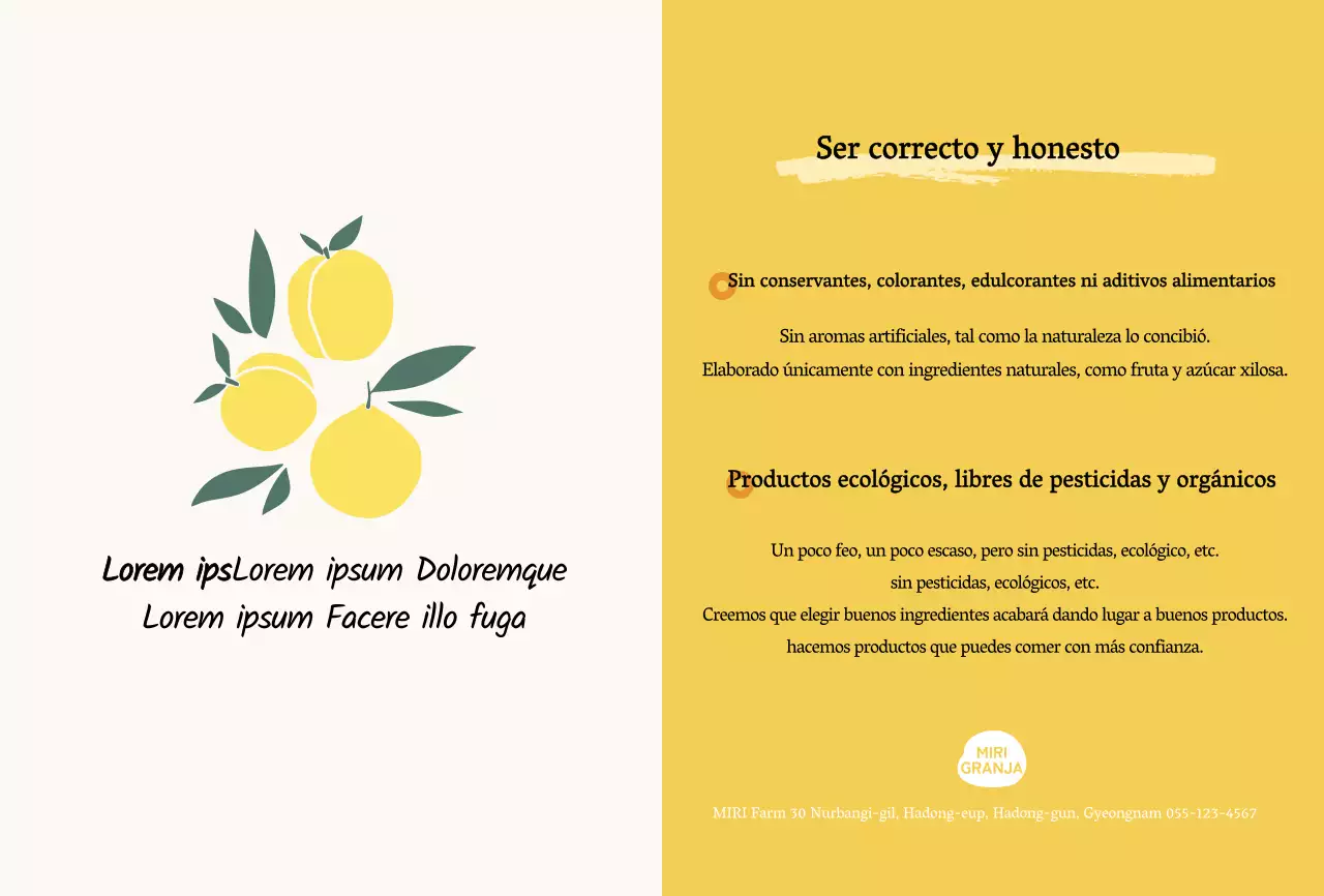 Promocionar un producto de citronela amarilla