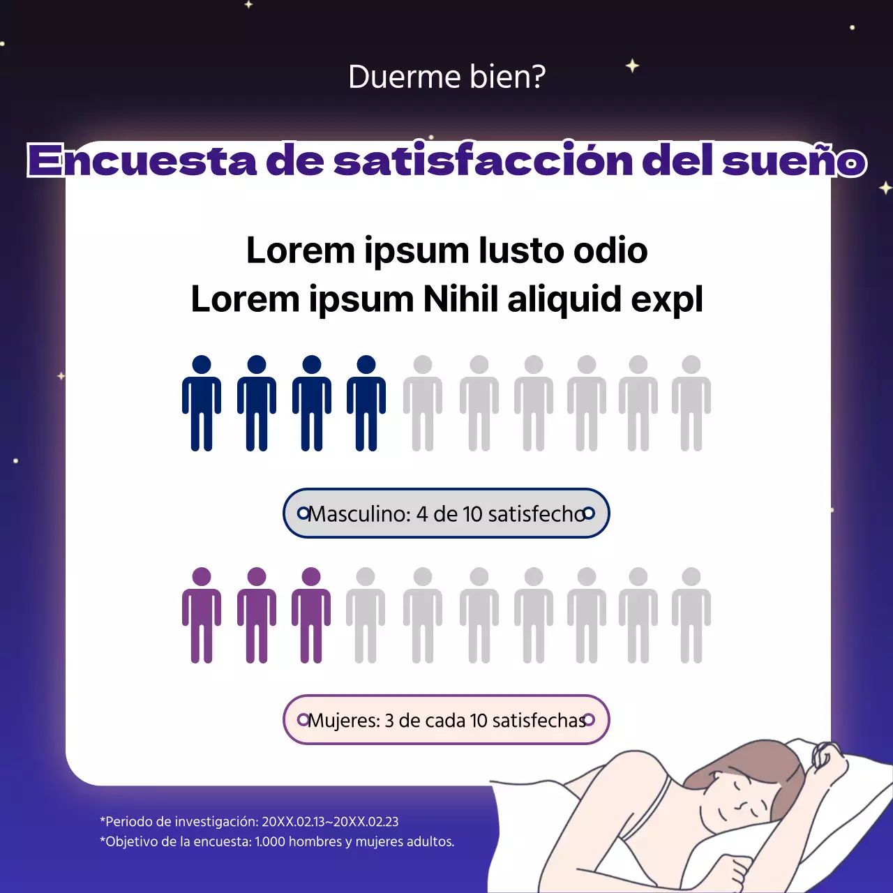 Proporcionar tecnología de sueño información técnica para el sueño dulce con tono azul signo de neón sensación