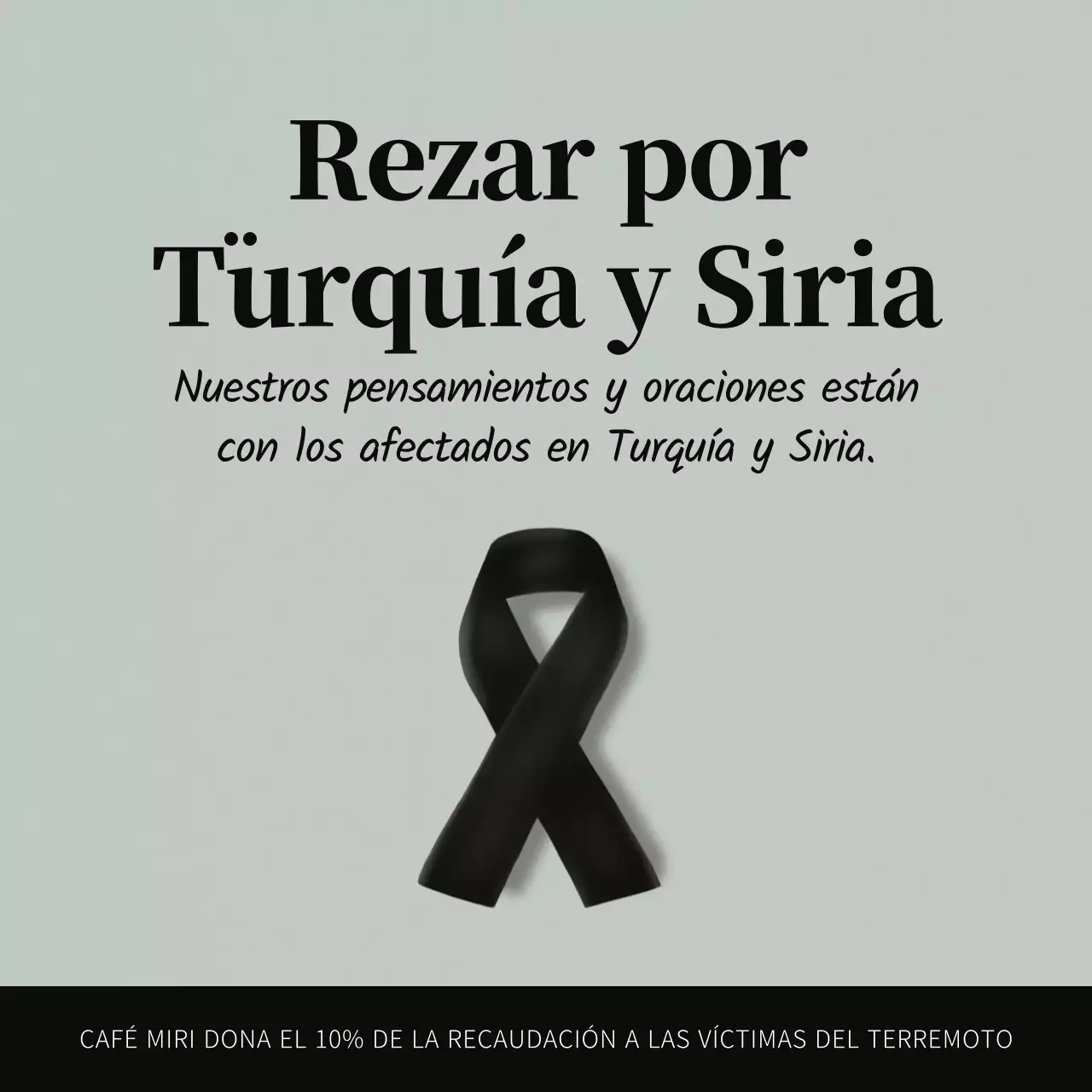 Texto conmemorativo sirio en gris y negro en Turquía