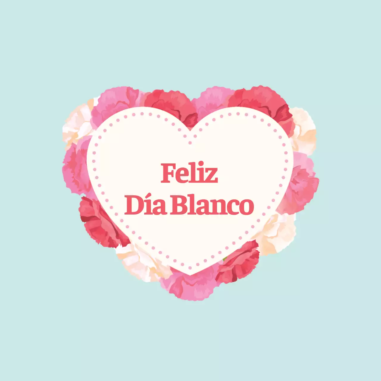 Etiqueta azul ilustrada corazón sentimental San Valentín