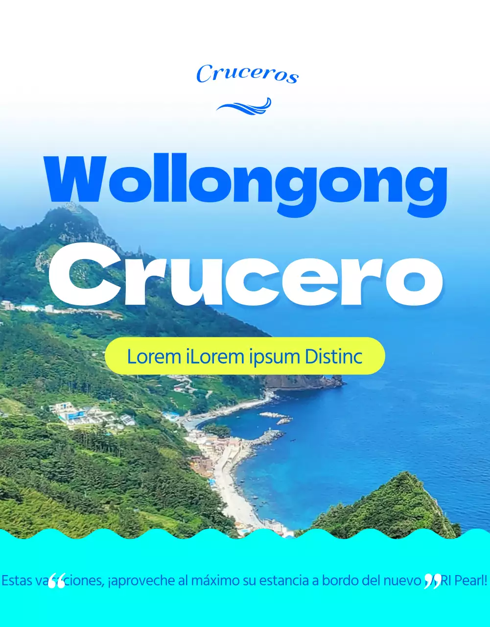 Crucero a Wollongong en colores fríos