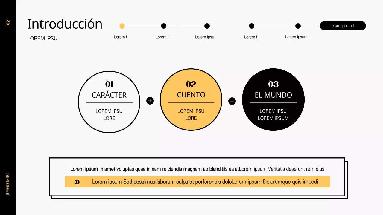 Presentación del juego