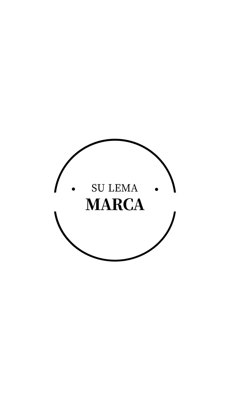 44606_Símbolo circular Tarjeta de visita