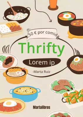 Recetario de guarniciones coreanas sobre fondo beige