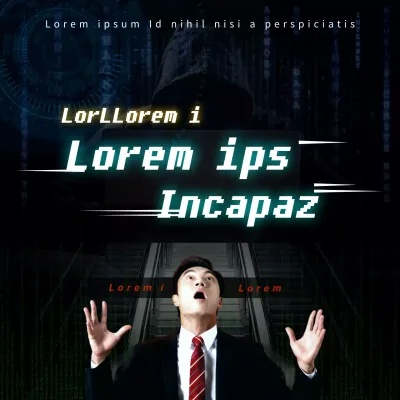 Un escape room temático con tonos azul marino y un concepto de jubilación anticipada