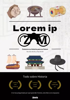 La historia de Corea con un telescopio en blanco y negro