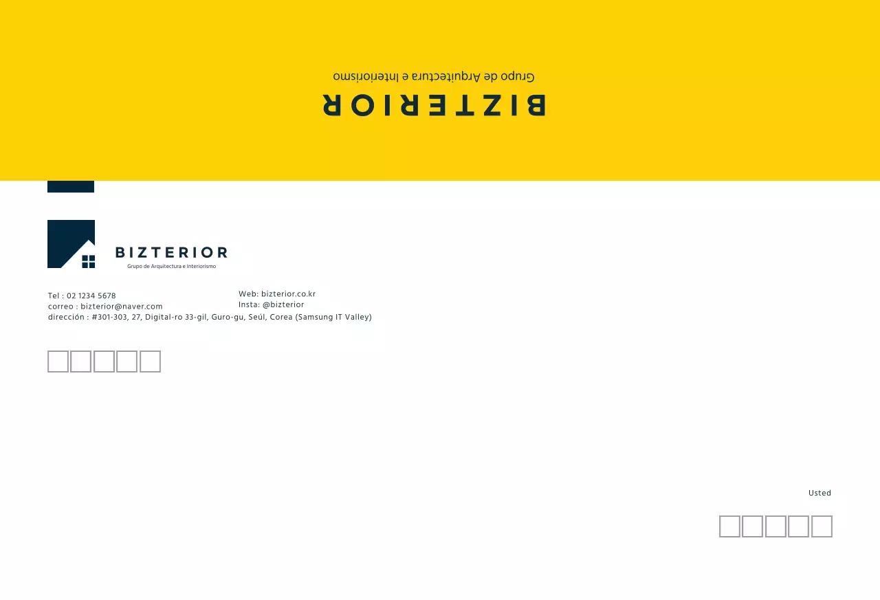 Logotipo amarillo negocio limpio