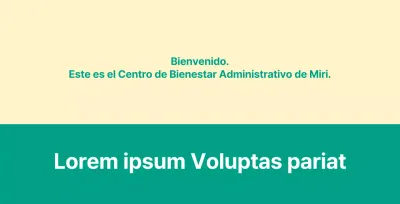 Un anuncio de servicio público tipo carta de bienvenida con un cartel de bienvenida.