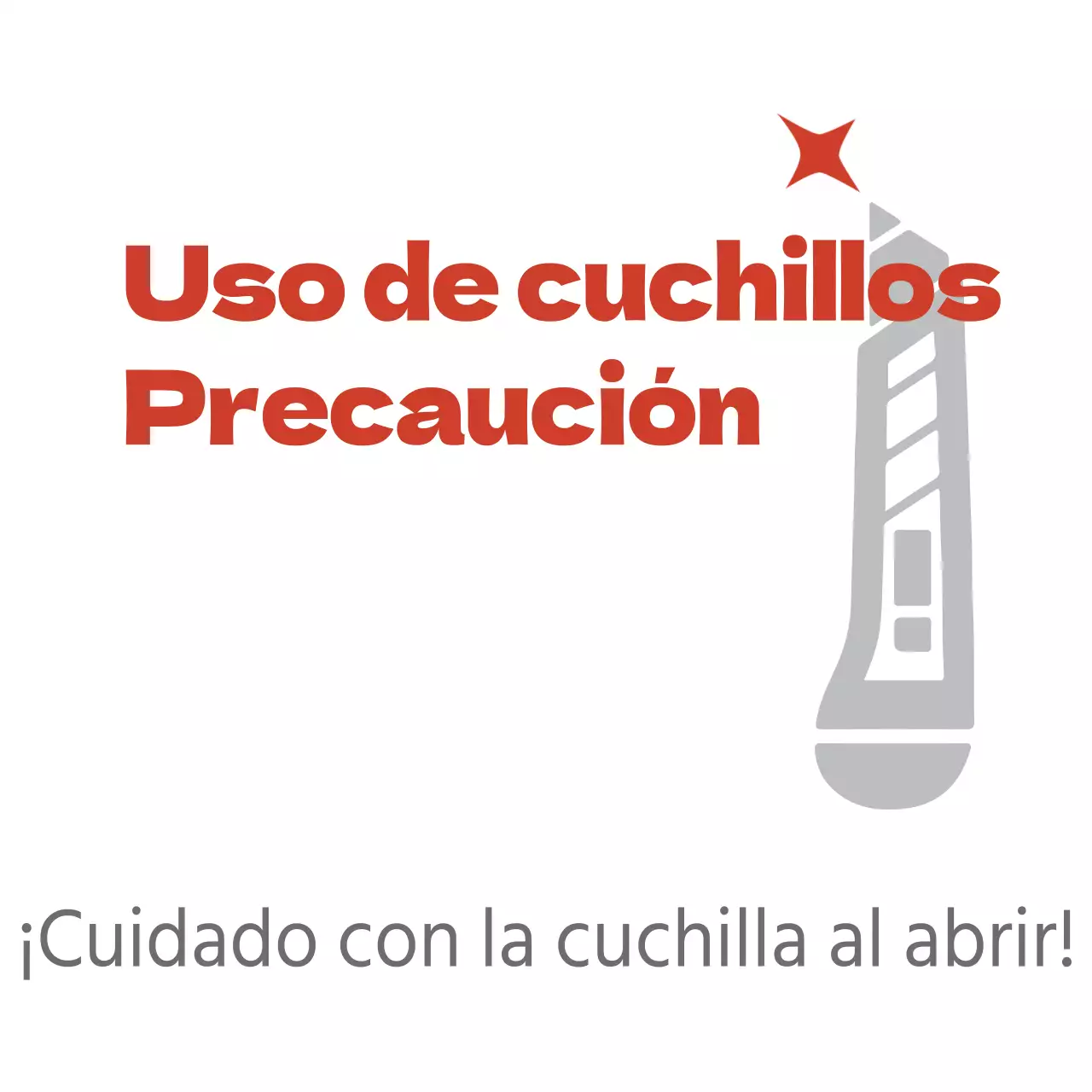 Cuidado con los cuchillos