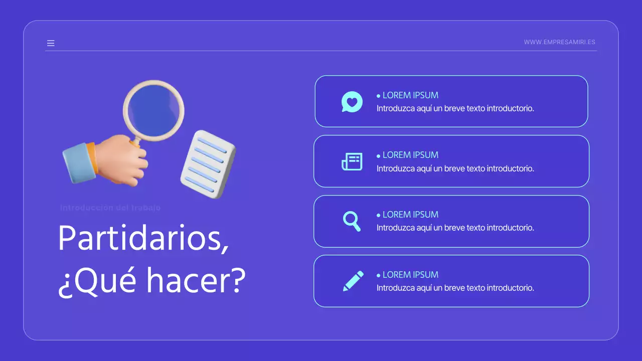 Anuncio de lanzamiento kitsch con simpáticas ilustraciones azules