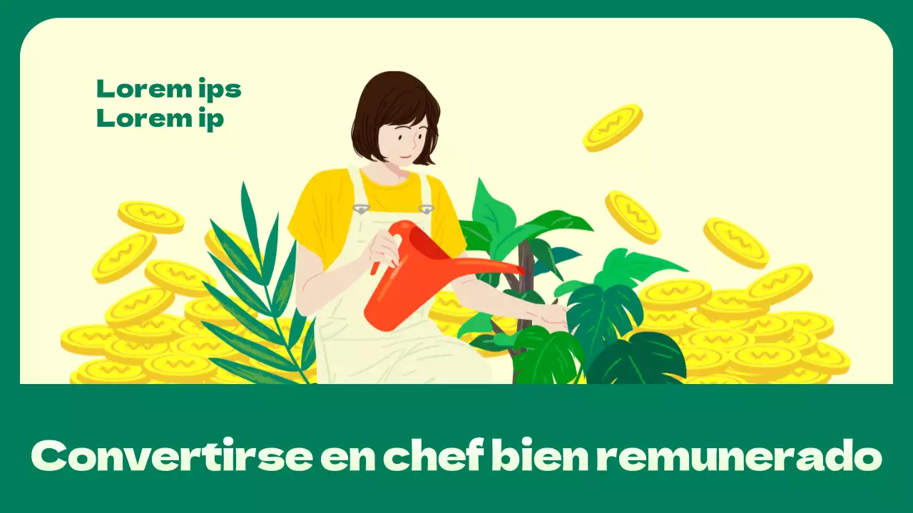 Verde amarillo limpio ilustración concepto alimentos tecnología información tema