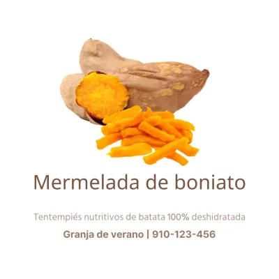 Mermelada de boniato