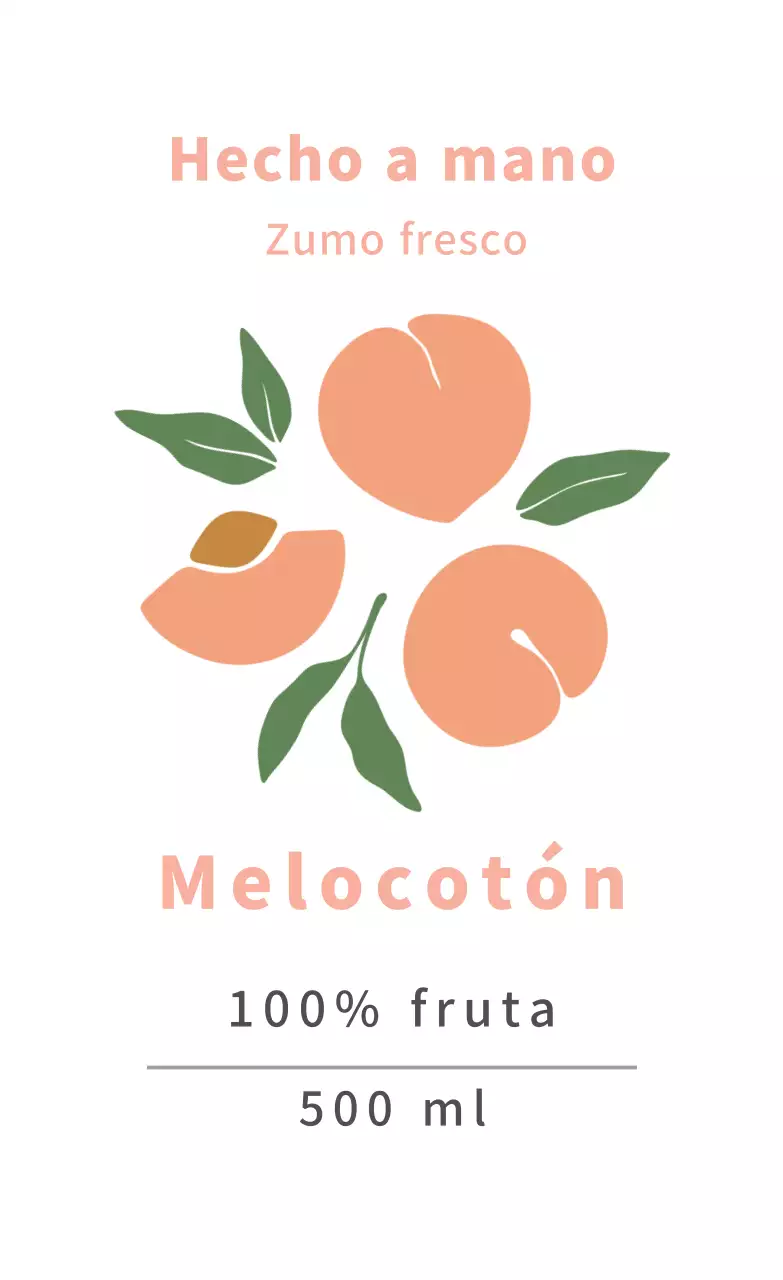 Bonitas etiquetas alimentarias con ilustraciones rosas