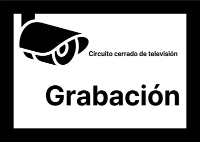 Papel de rotulación simple negro para grabación de CCTV