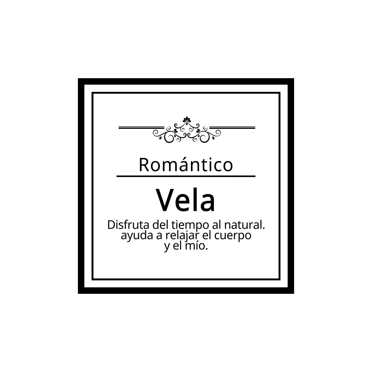 Vela romántica