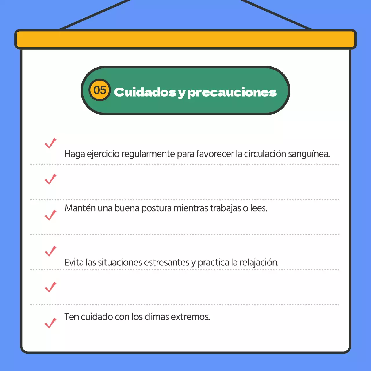 Información sobre el glaucoma resaltada en azul
