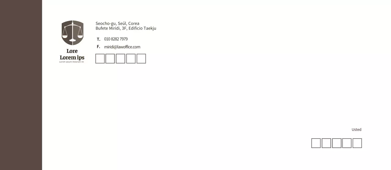 Brown, bufete moderno