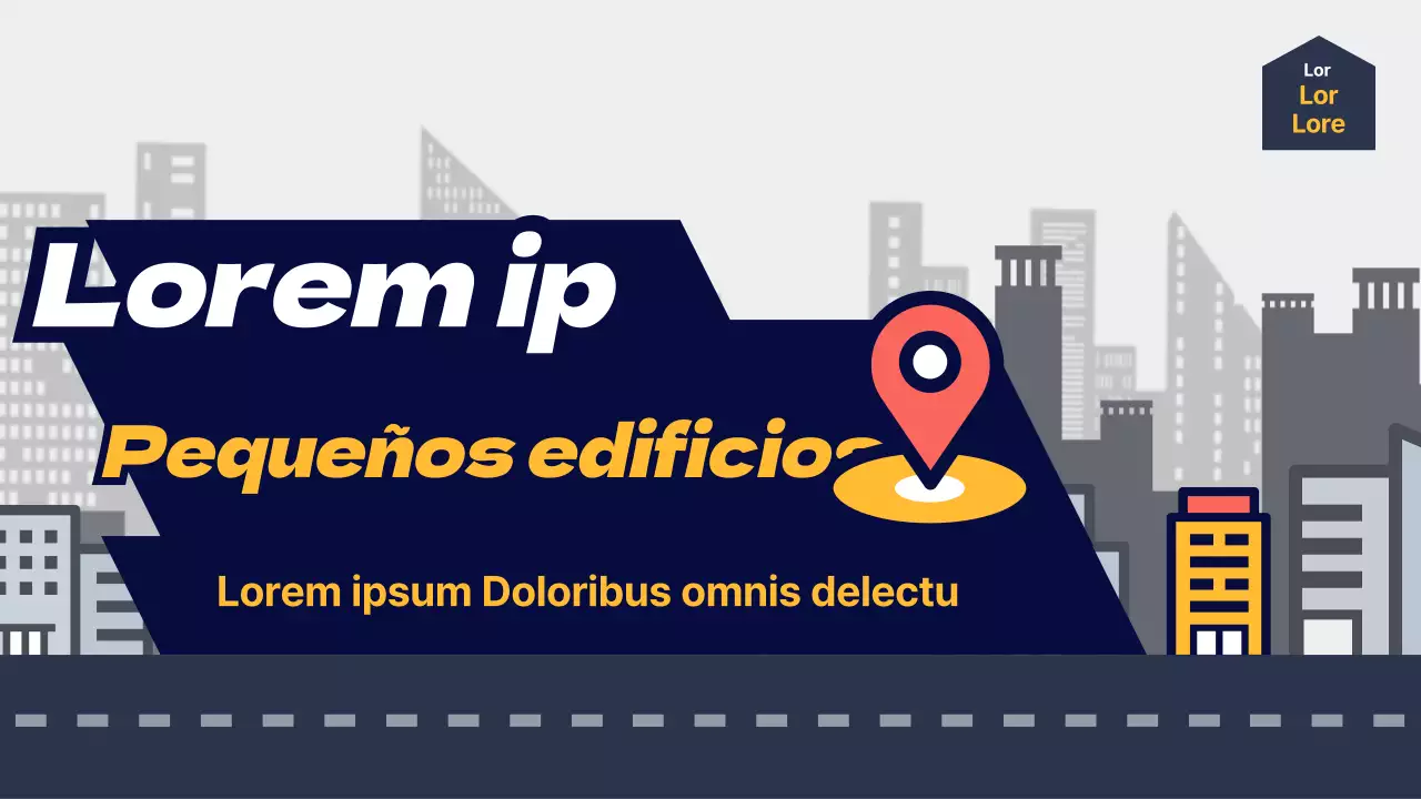 Comunicar información ilustrada sobre edificios inmobiliarios