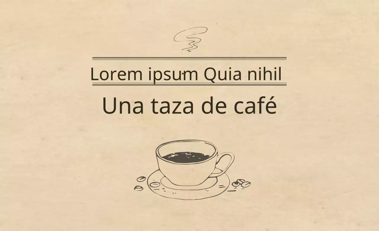 Una taza de café