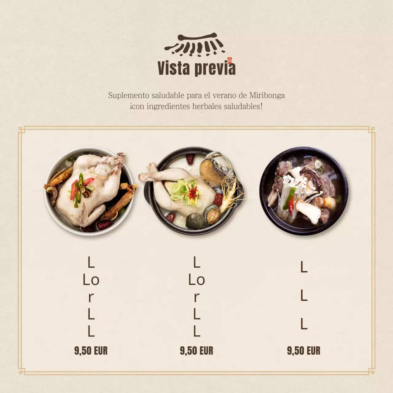 Estandarte cuadrado tradicional de bambú