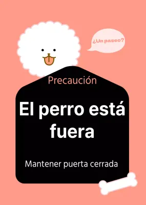 Advertencia para cachorros Camagnet