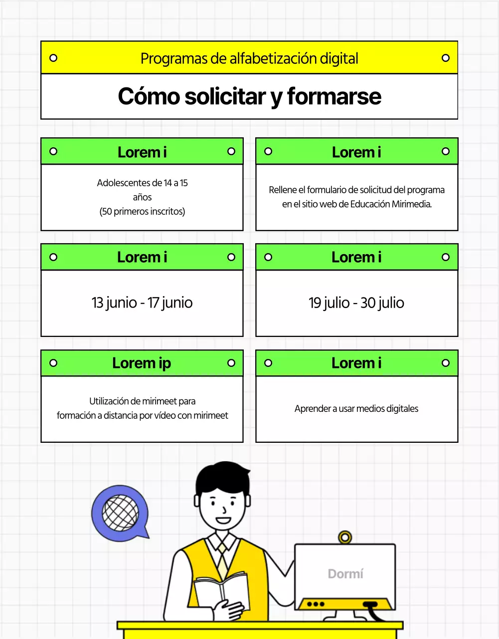 Presentación del programa de formación Simple Yellow