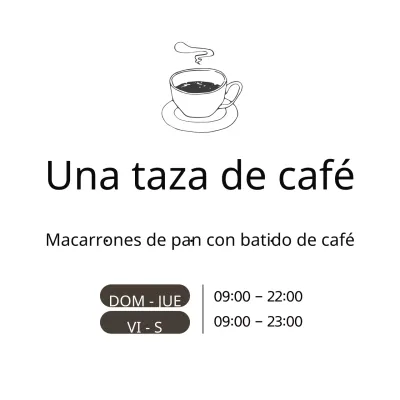 Una taza de café