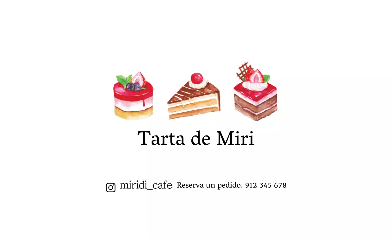 Las ilustraciones en blanco promueven un pastel de café limpio