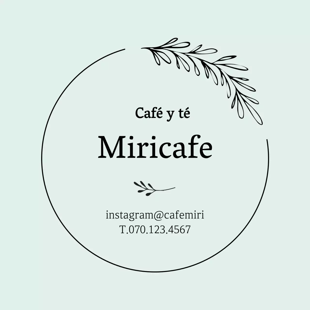 Logotipo del café
