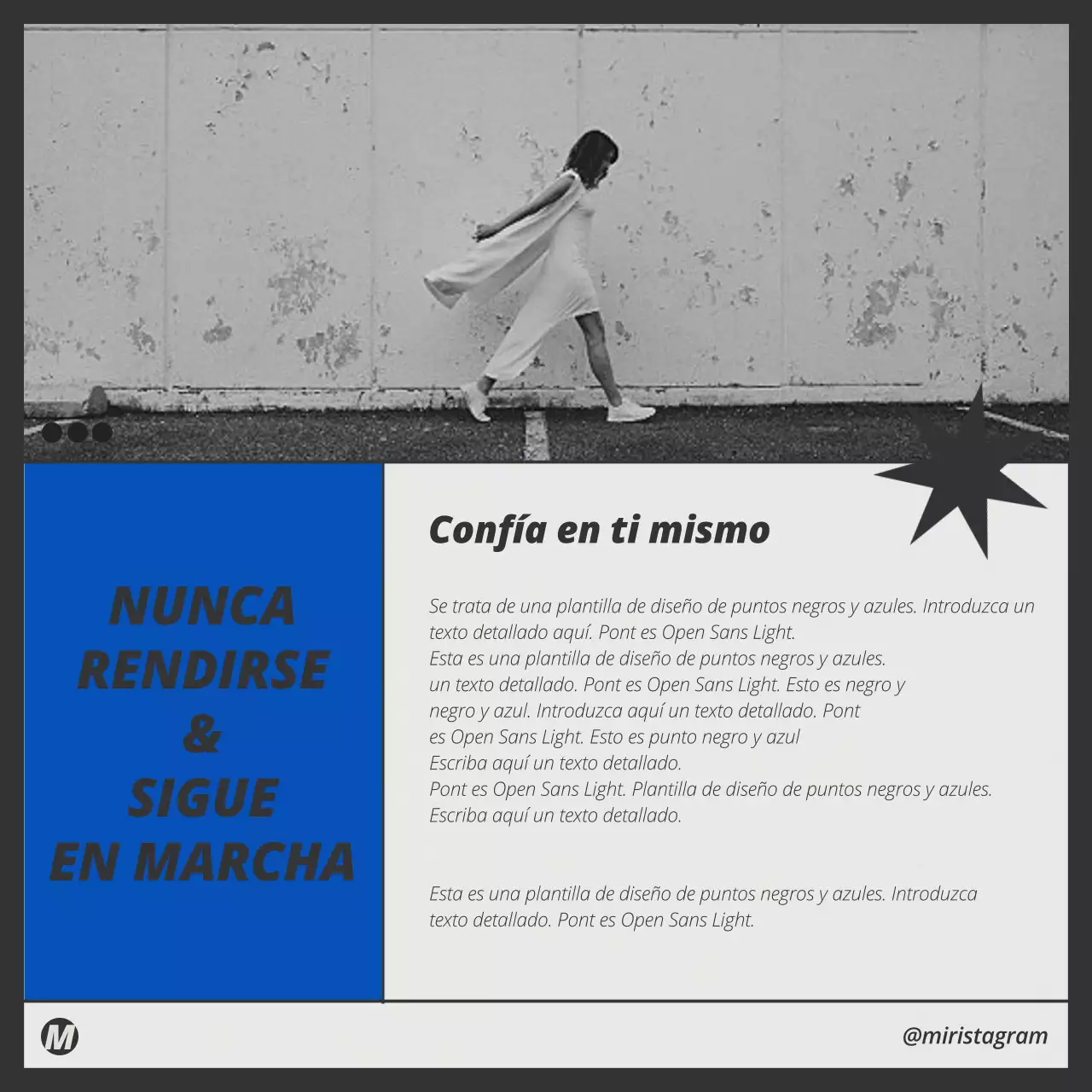 Un moderno paquete de diseño conceptual en azul y negro