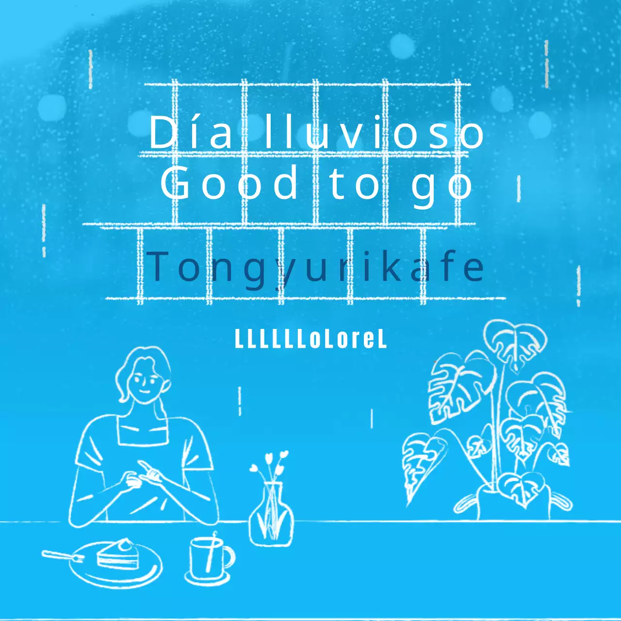 Un café lírico con aires celestes, perfecto para los días de lluvia