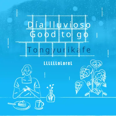 Un café lírico con aires celestes, perfecto para los días de lluvia