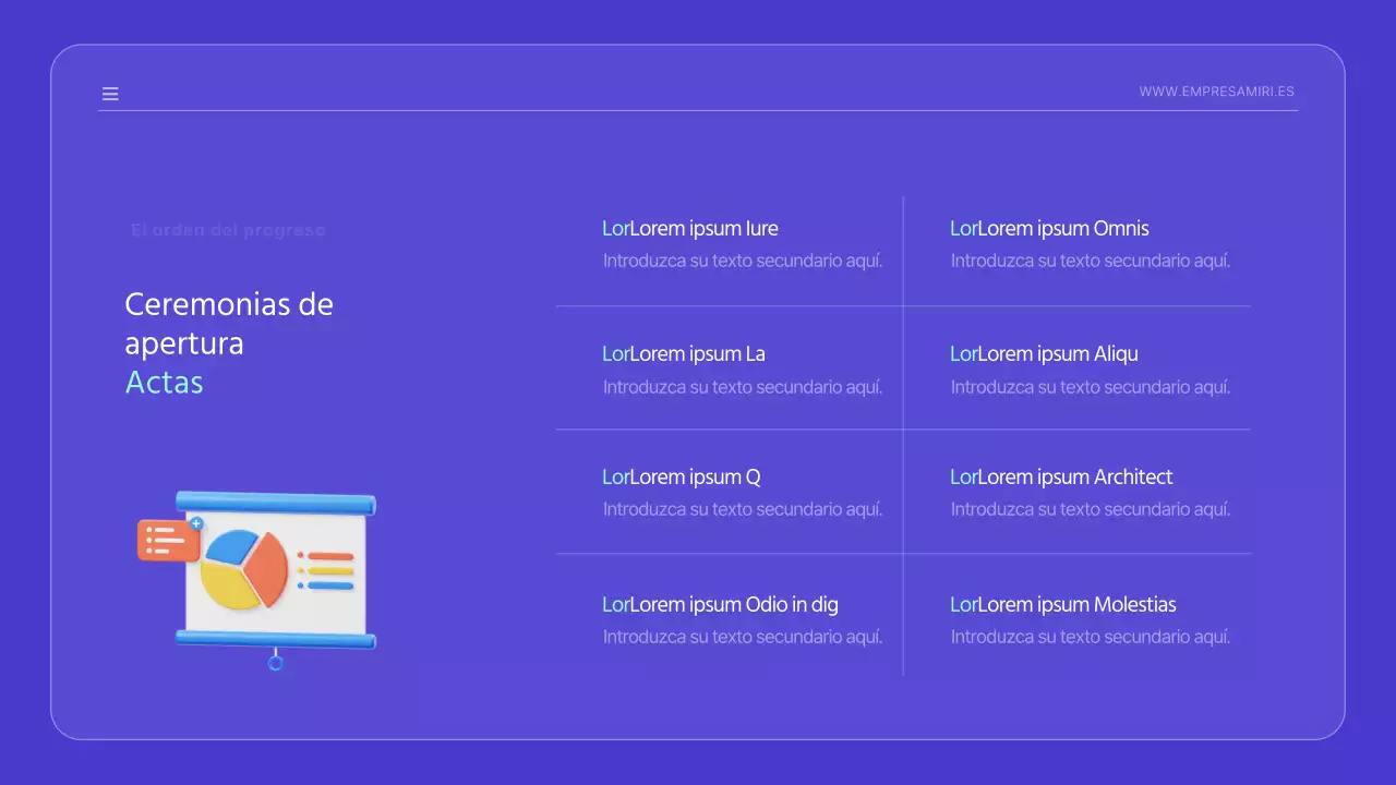 Anuncio de lanzamiento kitsch con simpáticas ilustraciones azules