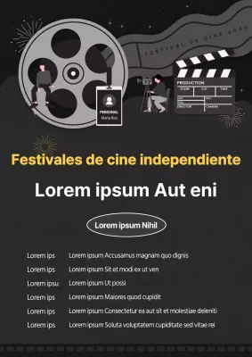 Negro y amarillo, sencilla convocatoria de festival de cine independiente
