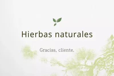 Hierbas naturales