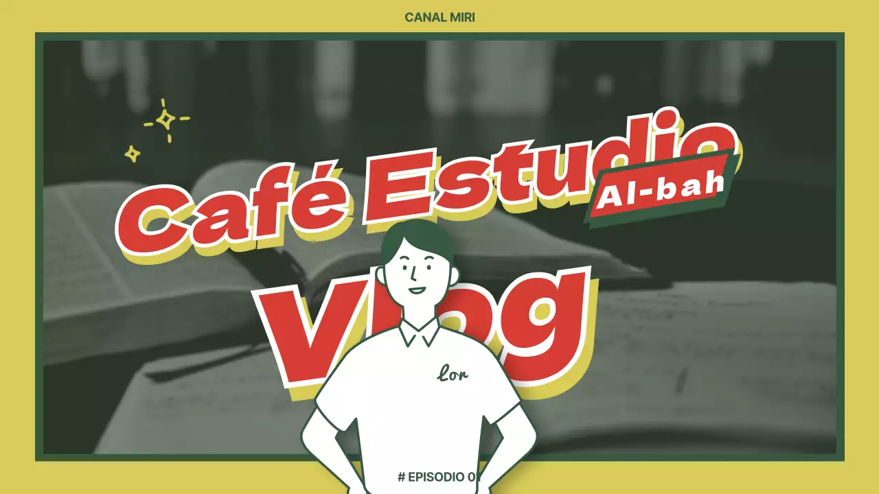 StudyCafe vlog en verde y rojo (YouTube/Podpod thumbnail)
