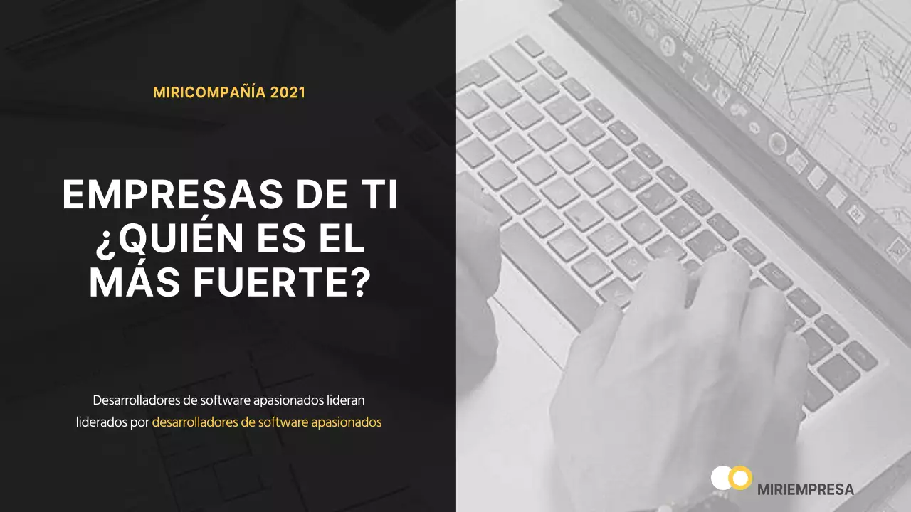 Guía de YouTube promocional para empresas de informática en negro y amarillo