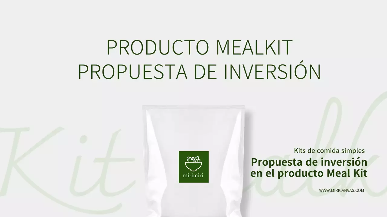 Propuestas de inversión para productos de leche gris en verde