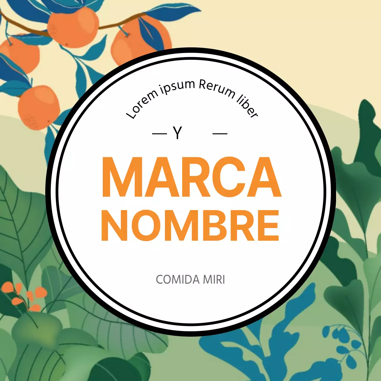 Pegatinas ilustradas de marca de lujo en color