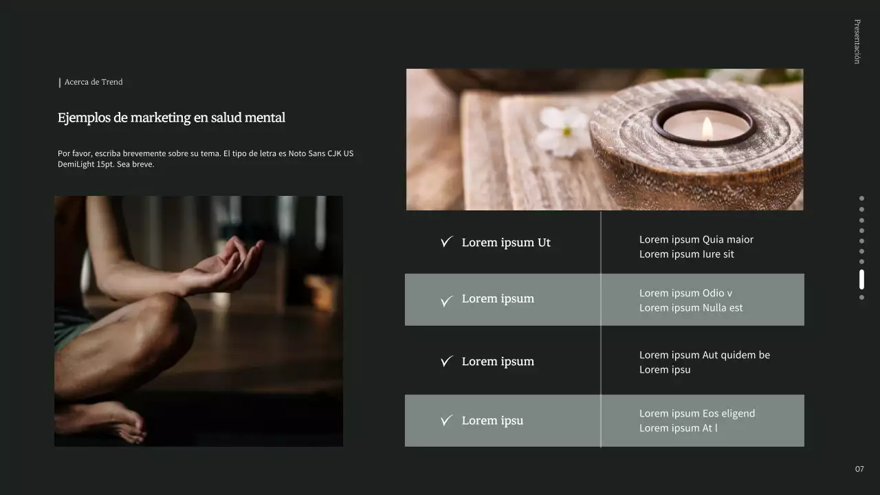 Imagen gris-verde resaltada Placer saludable Información sobre salud mental