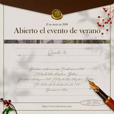 Cartas marrones Concepto de juego Anuncio de evento