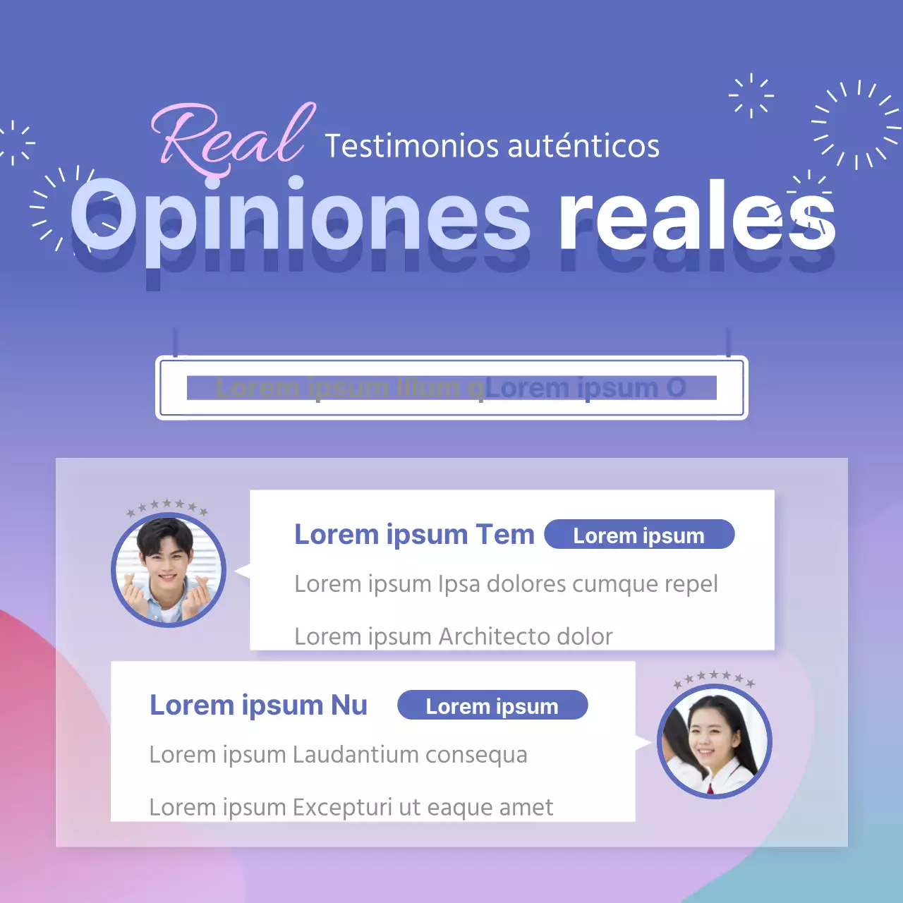Opiniones reales