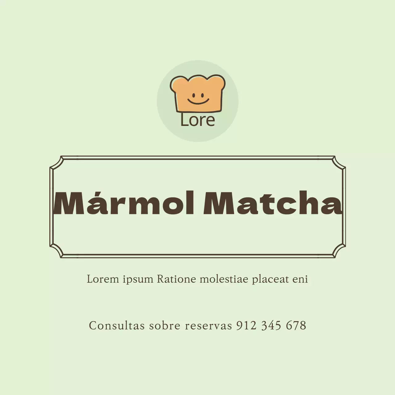 Pegatinas ilustradas de postres Matcha