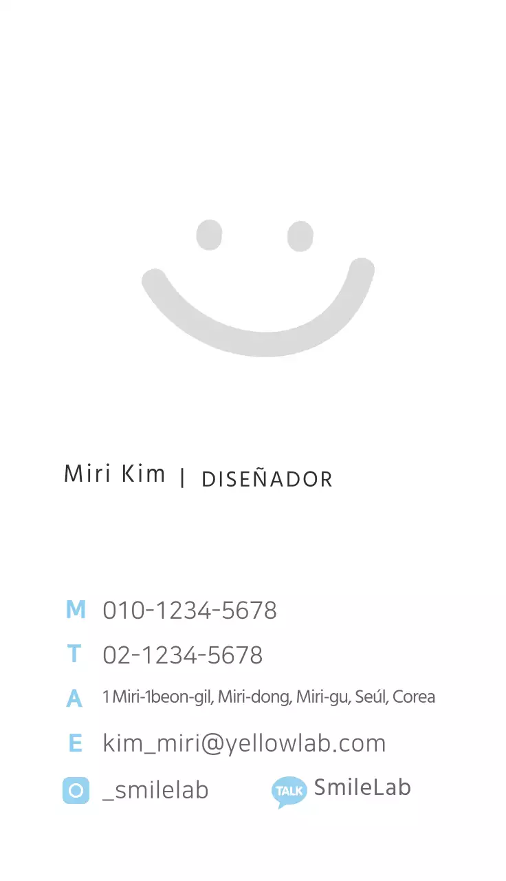 SmileLab Tarjeta de visita general